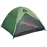 Намет тримісний 2.00 х 2,00 м зелений з тентом, фото 3