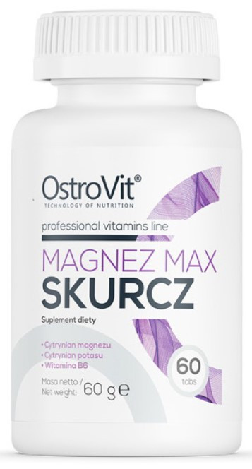Магній калій В6 Magnez Max Skurcz 60 tabs