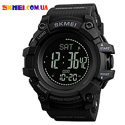 Годинник чоловічий тактичні з компасом Skmei 1356 (Black)