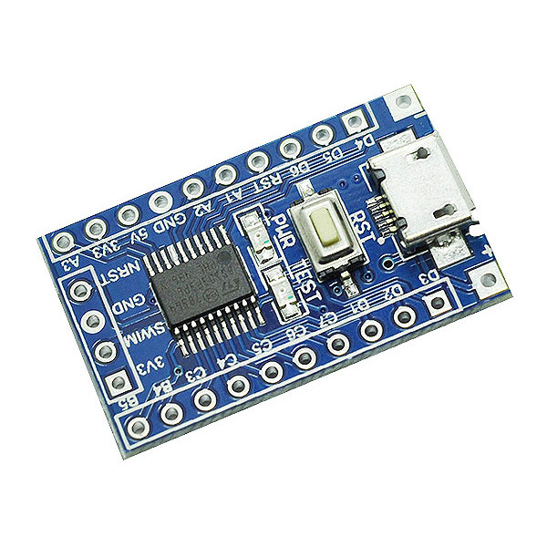 Плата контролера STM8S003F3P6 MICRO-USB, 3.3-15В, SWIM, 128 байт