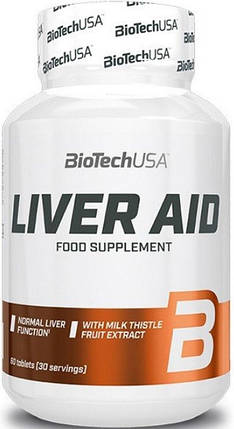 Для печінки BioTech Liver Aid 60 таб, фото 1
