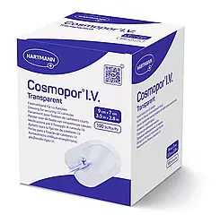 Пов’язка плівкова Cosmopor® I.V. Transparent для фіксації внутрішньовенних канюль  9 см х 7 см 1шт