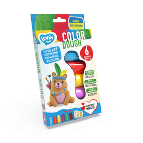 Набір для ліплення з тестом TM Lovin 6 кольорів 41175