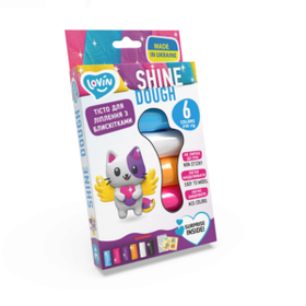 Набір для ліплення з тестом Shine TM Lovin 6 кольорів 41177