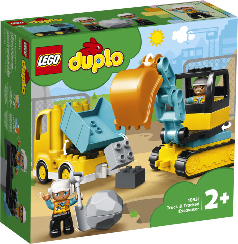 Конструктор LEGO DUPLO Вантажівка та гусеничний екскаватор