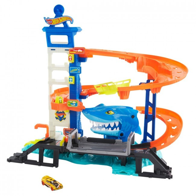 Ігровий набір Hot Wheels Втеча від лютої акули арт. HDP06