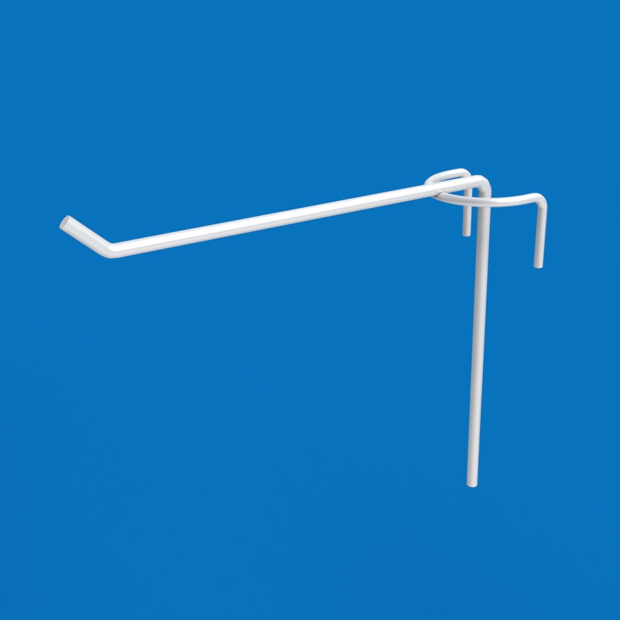 Гачок одинарний на торгову сітку 100 мм D4 мм