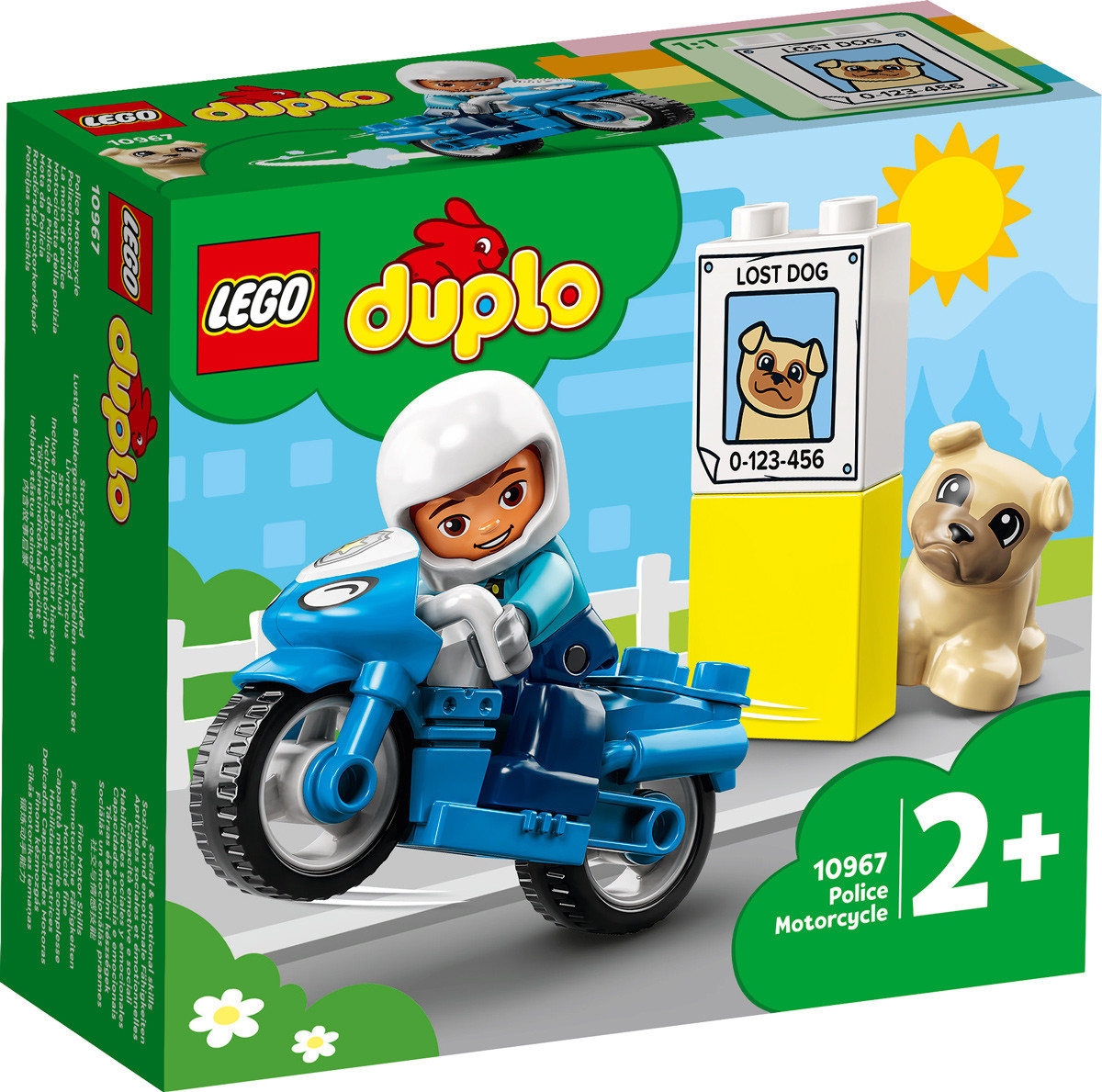 Конструктор LEGO Duplo Поліцейський мотоцикл 10967