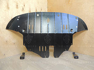 Захист радіатора двигуна та КПП Kia Sportage 4 (QL) (2016-2021) <Низький бампер> /V: все/ {Рад, ДВС, КПП}