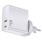 Зарядний пристрій XON PowerCharge 65W (PD65) USB Type-C (PCCW0065AC0W 5924) Білий, фото 4