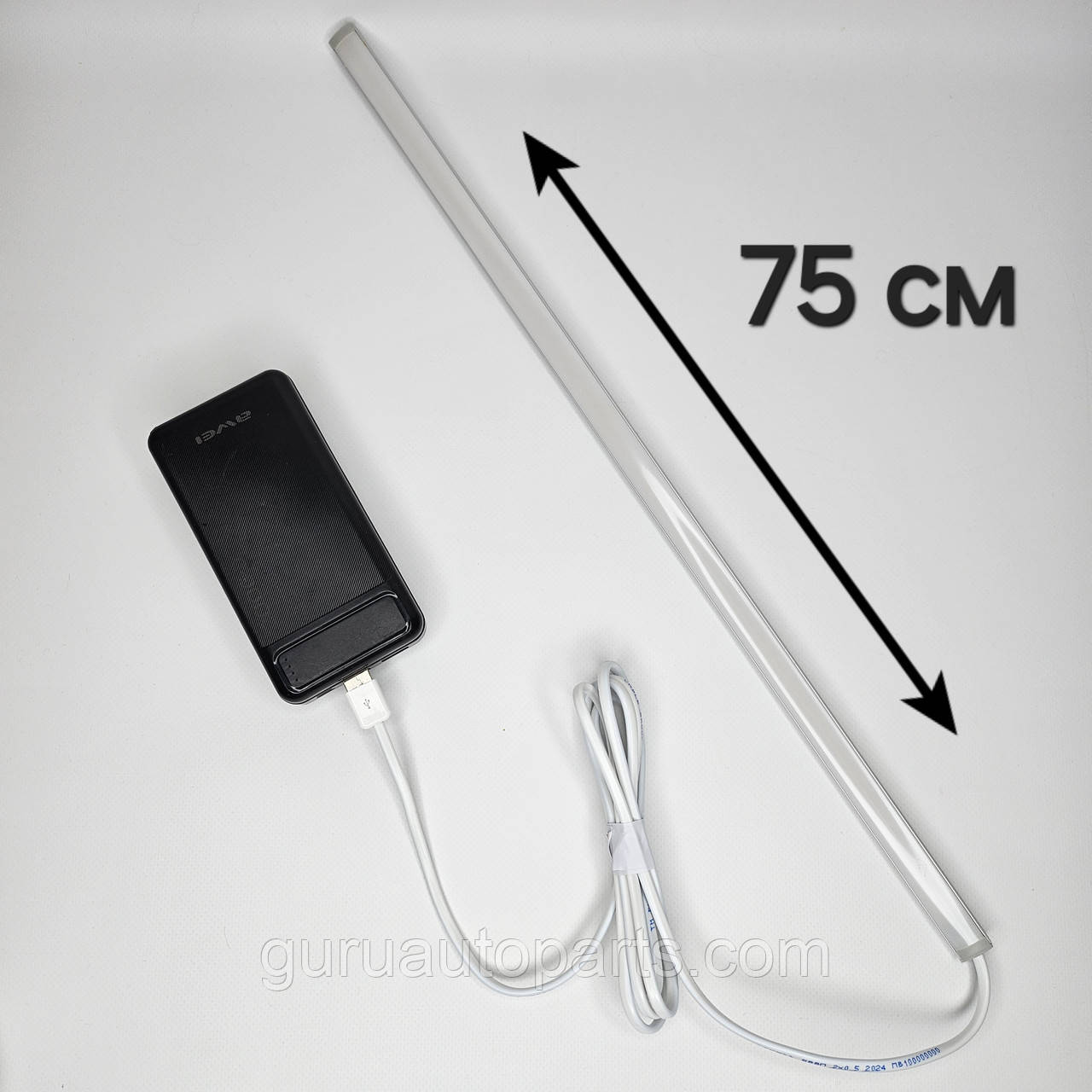 USB 5 вольт 5V Світлодіодна стрічка від повербанка, ліхтар від повербанка, лінійний світлодіодний світильник
