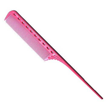 Гребінець Y.S.Park YS 101 Tail Comb з хвостиком, рожевий (YS-101 Pink)