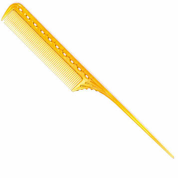 Гребінець Y.S.Park YS 101 Tail Comb з хвостиком, помаранчевий (YS-101 Camel)