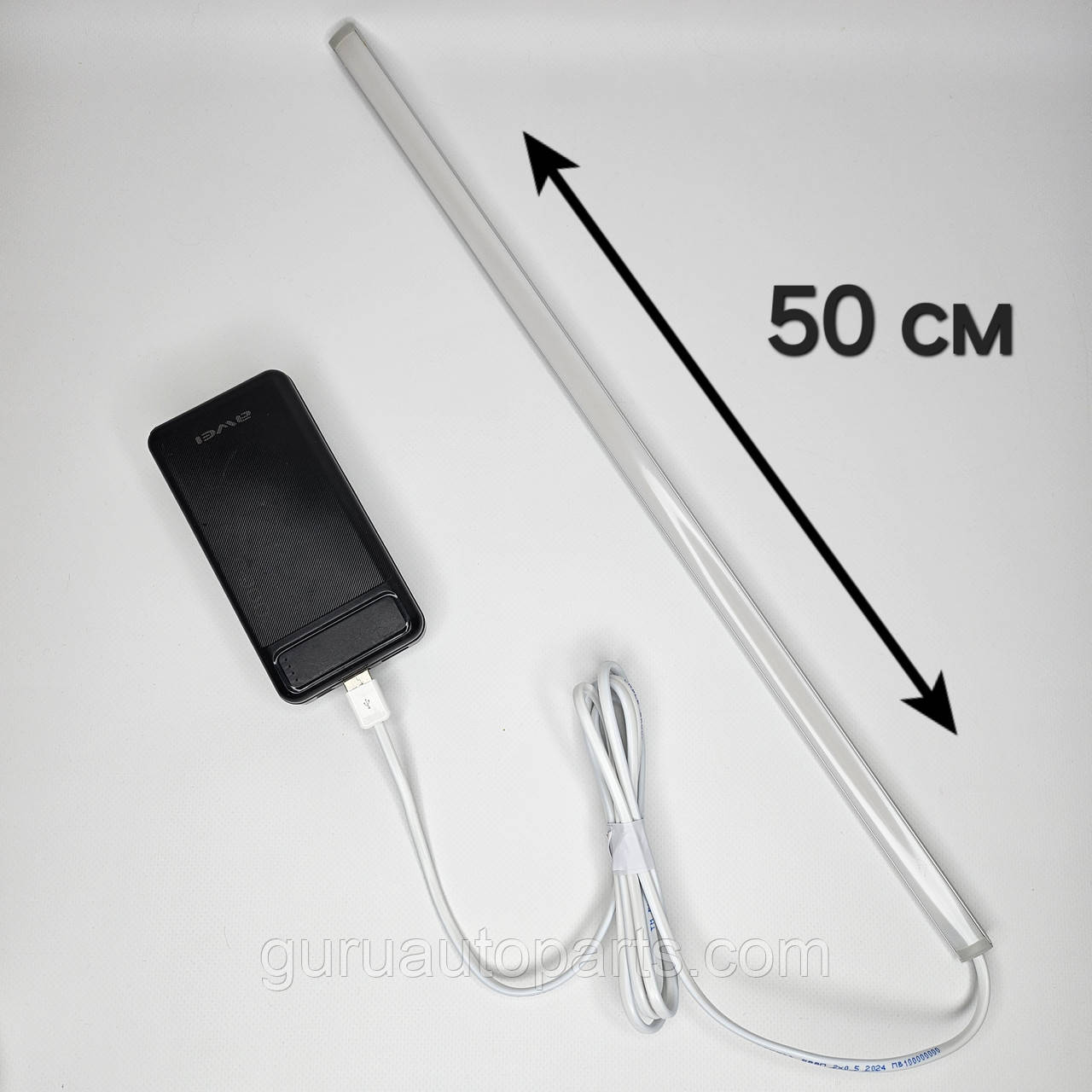 USB 5 вольт 5V Світлодіодна стрічка від повербанка, ліхтар від повербанка, лінійний світлодіодний світильник