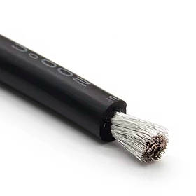 Кабель в силіконовій ізоляції 12 AWG (чорний) 02650