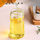 Скляний диспенсер для олії з пензликом, 180мл / Кухонний дозатор для олії / Ємність для олії та оцту, фото 7