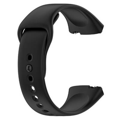 Силікон кнопка ремінець для Xiaomi Redmi Watch 3 Active черный
