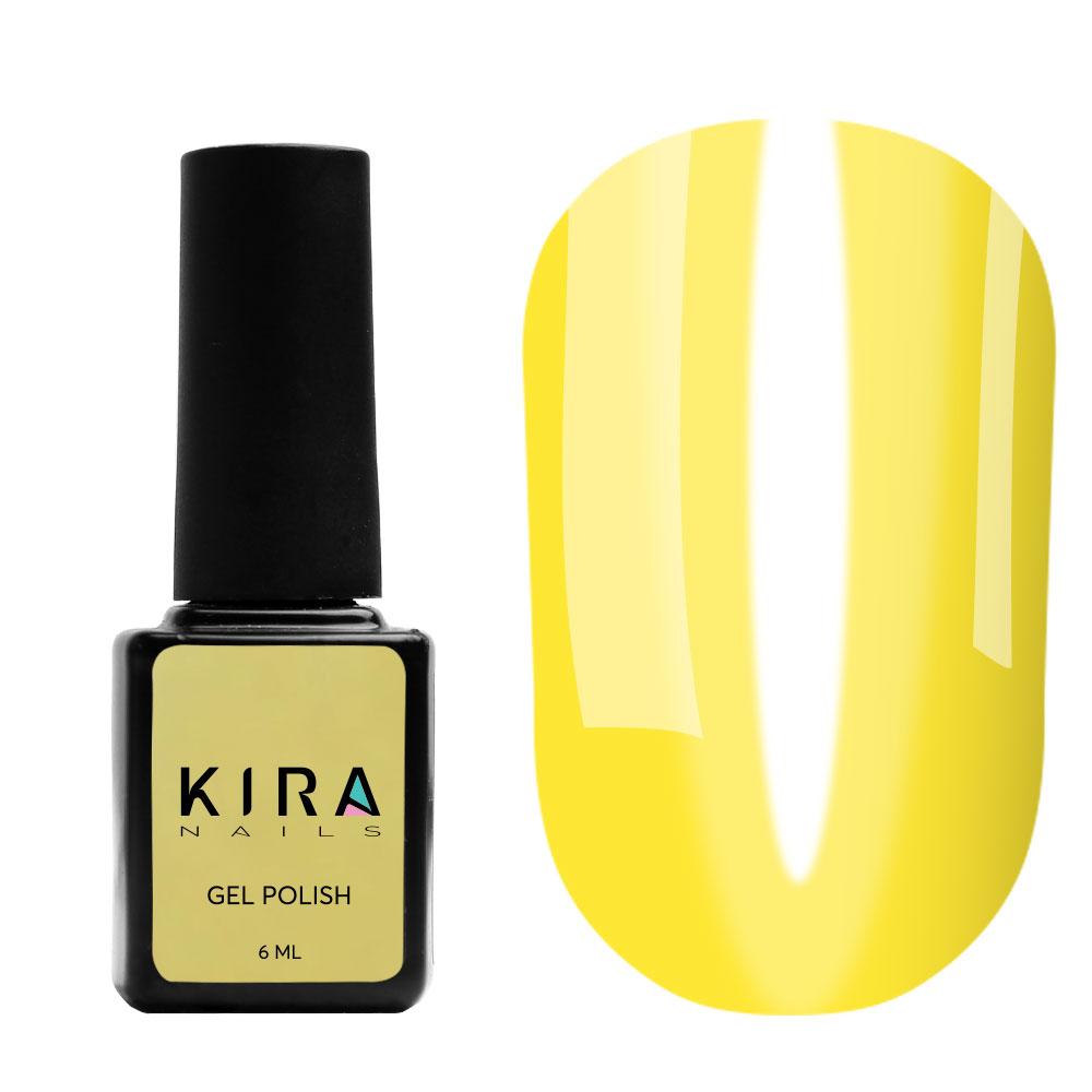Гель-лак Kira Nails Vitrage №V02 (жовтий), 6 мл