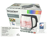 Скляний електрочайник з різнобарвною підсвіткою SilverCrest SWGF 3000 C1 (STRIX, 1.7 л, 3000 Вт, Німеччина), фото 8