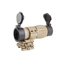 Оптика FXD 4X Magnifier - Dark Earth [Aim-O] (для страйкболу)