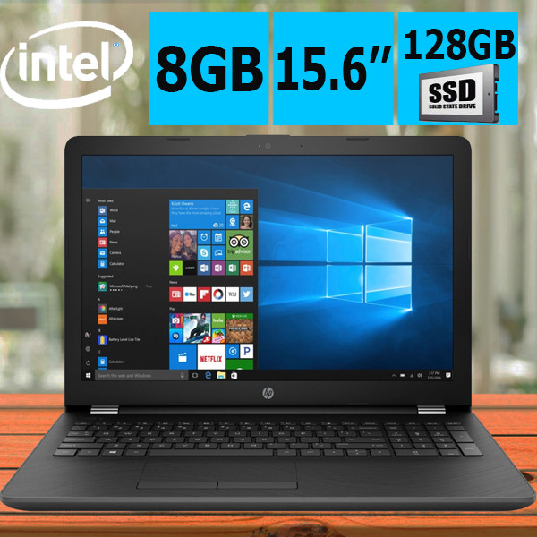 Ноутбук HP 15-BS191ND Intel  I3-5005U 15.6'' 8GB DDR3 128GB SSD