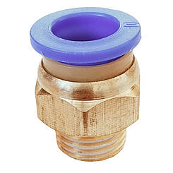 Фітинг цанговий 8 мм із зовнішнім різьбленням 1/4"