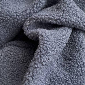 Хутро баранчик 350 г/м2 штучне 150 см Джинс