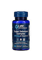 Селен з вітаміном E 200 мкг (Super Selenium Complex) Life Extension 100 капсул