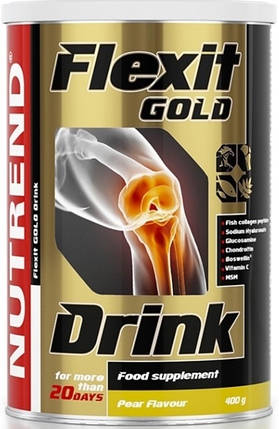 Для суглобів і зв'язок Nutrend Flexit Drink Gold 400 г груша, фото 1