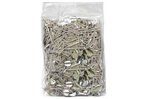 Наповнювач паперовий дощик та конфеті 20гр Білий з сріблом ООПТ