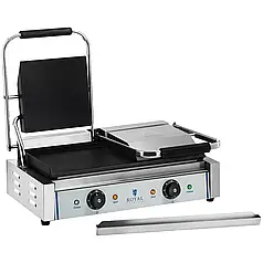 Контактний гриль - гладкі пластини - Royal Catering RCKG-3600-F