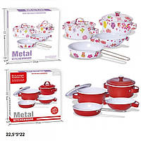 Набір посуду на 7 предметів кор-ці,22,5х22х5,5см №620-B5(24)