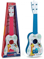 Гітара 55см,струни 4шт,медіатор,2кольори,в кор-ці,19,5х56х7,5см №898-41(48)