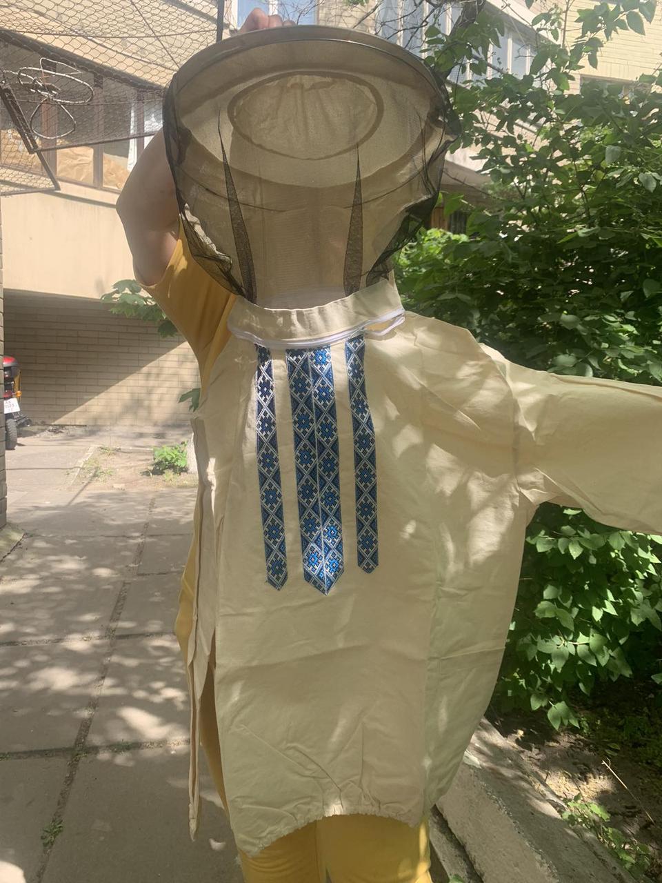 Куртка-ВИШИВАНКА бязь біла, фото 1