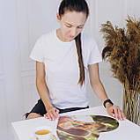 Середній Фігурний Дерев'яний Фото Пазл Woods Story За Вашим Фото Серце L, фото 5