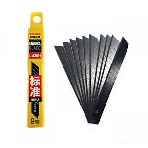 Леза сегментні TAJIMA LB30H ультра міцні 9 мм сірі 10 шт, фото 1