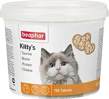 Beaphar Kitty's Mix - вітамінізовані ласощі для котів, 750 таблеток