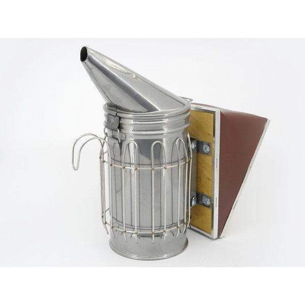 Димар пасічний з Нержавіючої сталі, хутро знімний зі шкірозамінника. Огорожа з прута Ø 2, фото 1