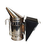 Димар пасічний з Нержавіючої сталі, хутро знімний зі шкірозамінника. Огорожа з прута Ø 2, фото 2