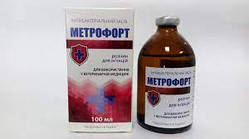 Метрофорт (метронід.5%) 100мл