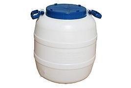 Бідон харчової пластмасовий, 40 л. Горловина 220 мм. (сертифіковані), фото 1