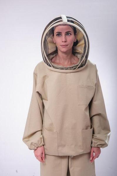 Куртка пасічника  льон Одяговий сітка    (маска на вибір), фото 1