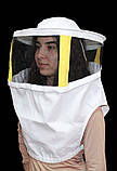 Маска бджоляра з металевою сіткою, фото 4