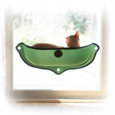K&H Ez Mount Window Bed спальне місце на вікно для котів зелений | 1, фото 1