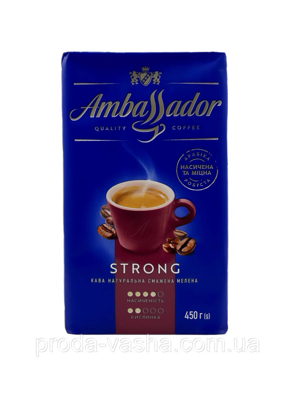 Кофе молотый Ambassador Strong 450 г