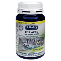 Dr.Clauder's Fell Aktive Salmon Rolls вітамінізовані роли для котів із смаком лосося для шкіри та шерсті, 100