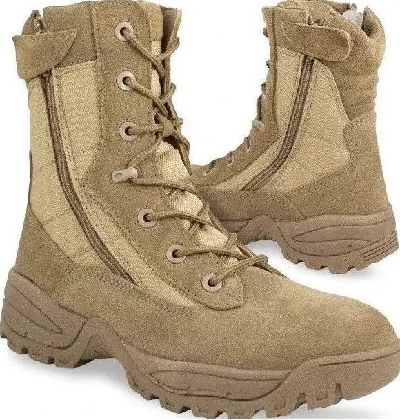 Ботинки на 2-х блискавках Mil-Tec Койот 12822205 - розмір 40, фото 1