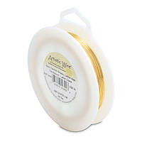 Дріт Artistic Wire, калібр 24/0.51 мм, позолота, 60,4 м