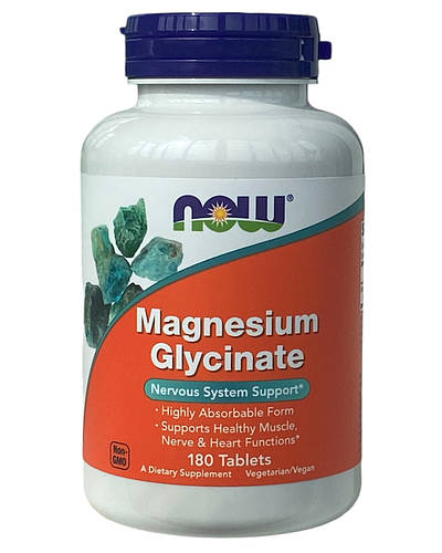 Магний глицинат NOW FOODS, Magnesium Glycinate Now Foods, 200 мг ( в 2 ...