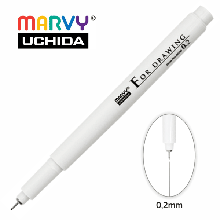 Мульти-лайнер, 0.02мм, чорний, 4600-S, Marvy